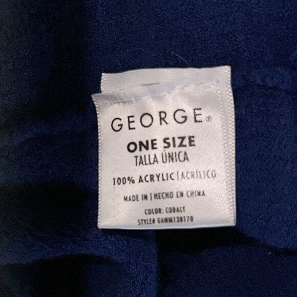 George Women's Loop Scarf – Royal Blue Infinity Fashion Accessory - Picture 2 of 2